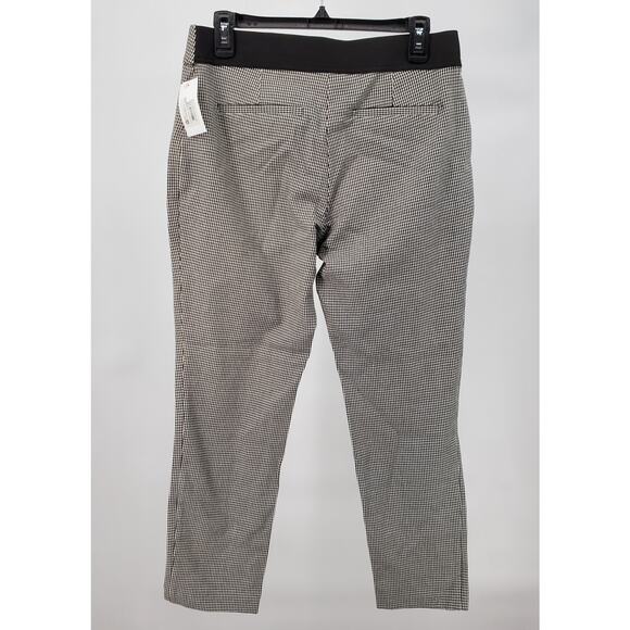 A New Day Women's Size 10 Bi-Stretch Skinny Ankle Pants Black Gingham New - Picture 2 of 5